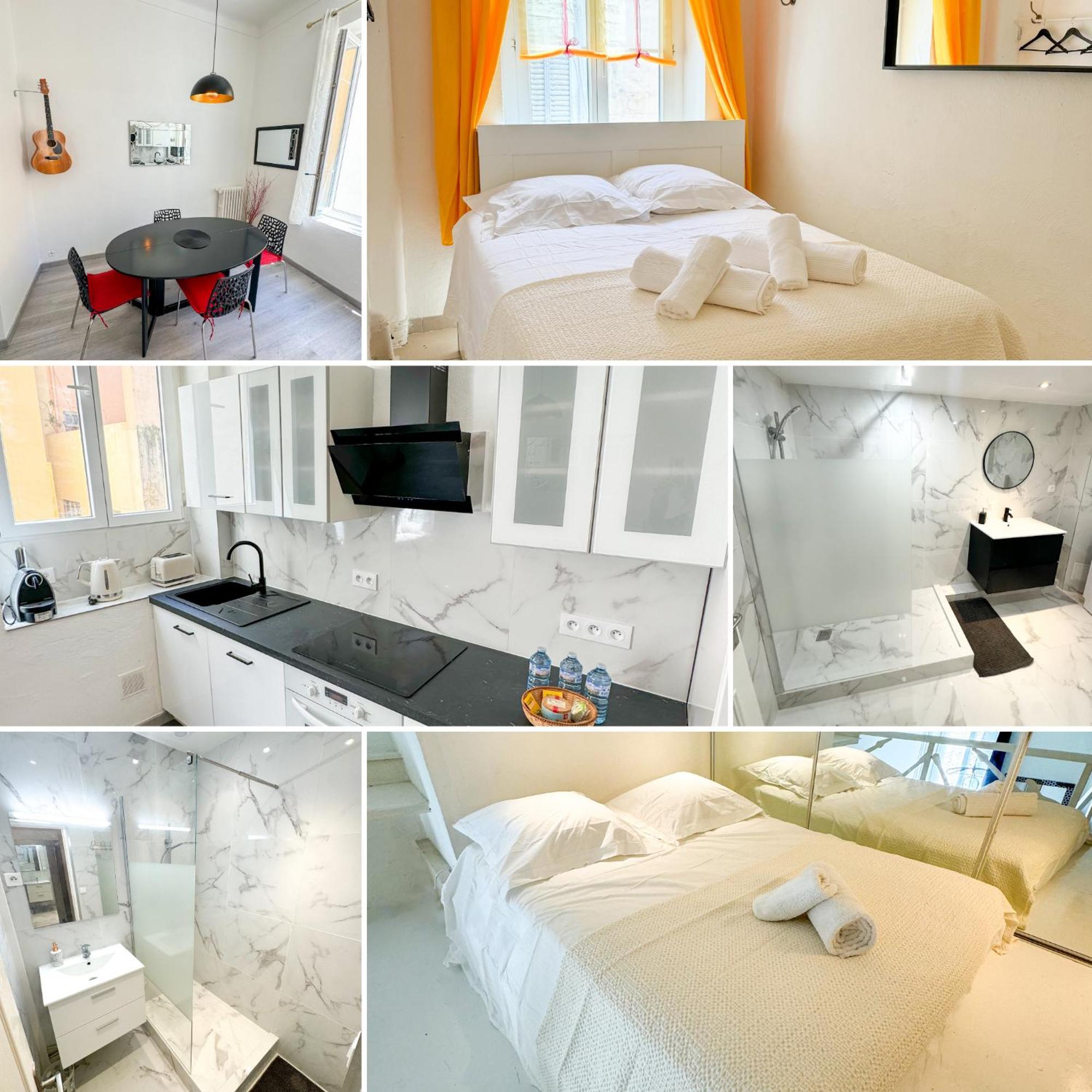 L'Echappee De Nice Riviera I Centre-Ville I Climatise I Proche Gare Et Plage I Ideal Couple Et Famille מראה חיצוני תמונה
